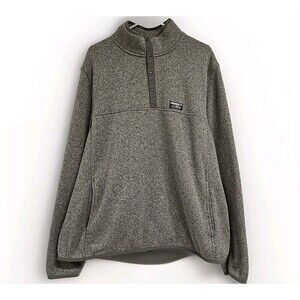 L.L. Bean Sweater Fleece Pullover Slightly Fitted Eucalyptus Men's Size XXL REG